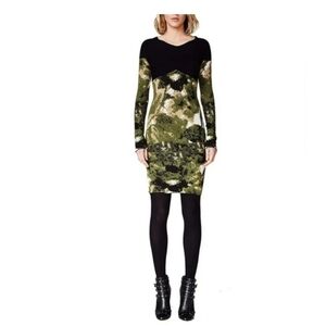 Nicole Miller  Camo Knit Dress - P